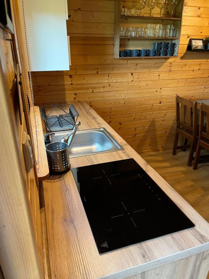 Drewniane Domki Pod Brzozami Karwia Esterno foto